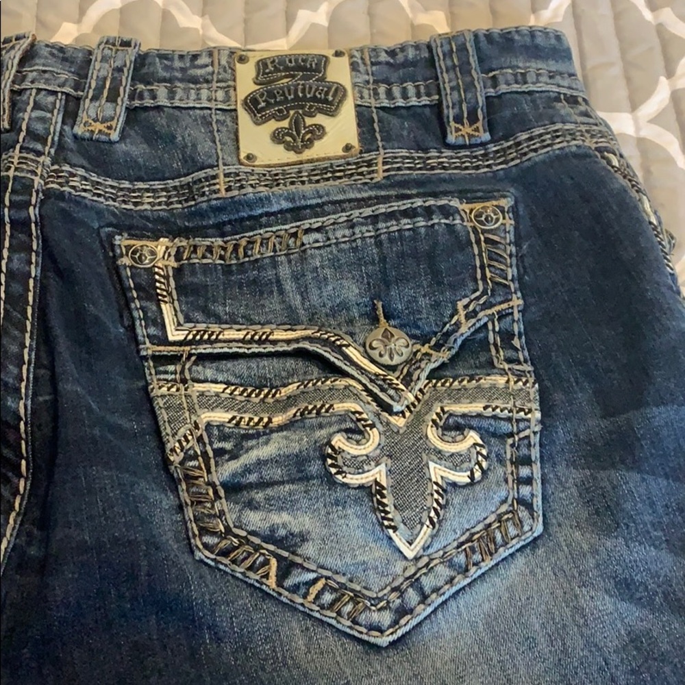 COPY - Men’s Rock Revival Pevey Relaxed Straight …